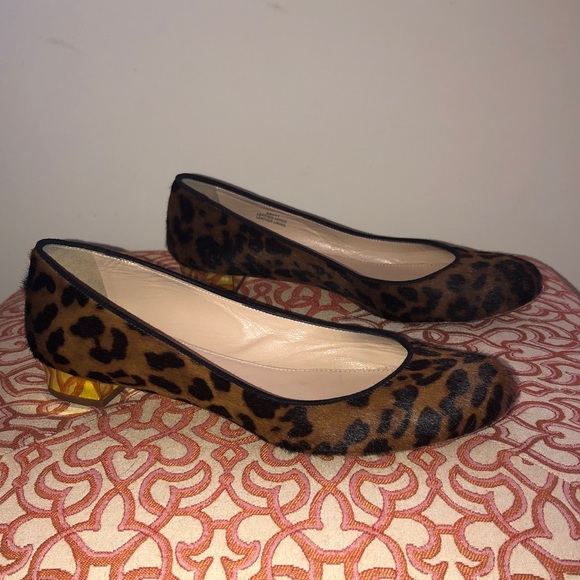 J. Crew Janey Leopard Calf Hair Flats - Picture 4 of 16